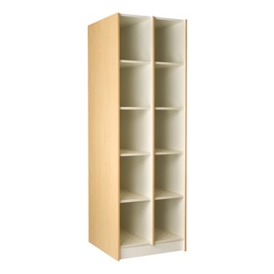Medium Instrument Lockers w/o Doors - 10 Compartments (12 1/4" W x 27" D x 15" H)